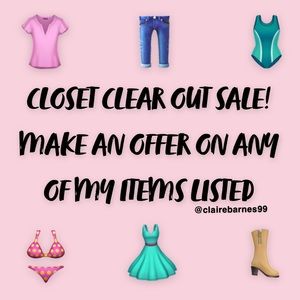 💗CLOSET CLEAR OUT SALE! MAKE AN OFFER💗